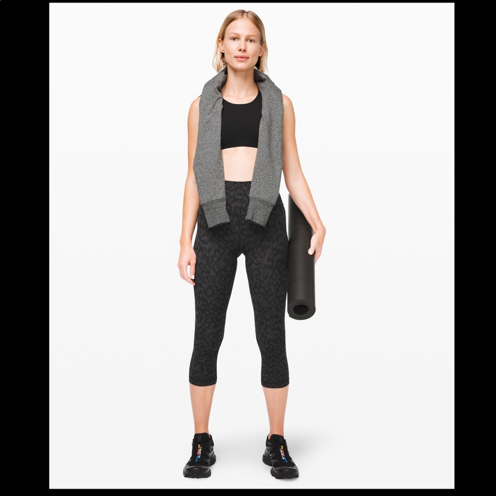 NWT Lululemon Align crop 21 Formation Camo Deep - Picture 2 of 6